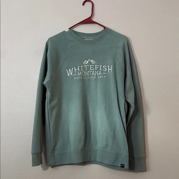Women’s turquoise crew neck sweatshirt, only worn twice - Picture 1 of 1